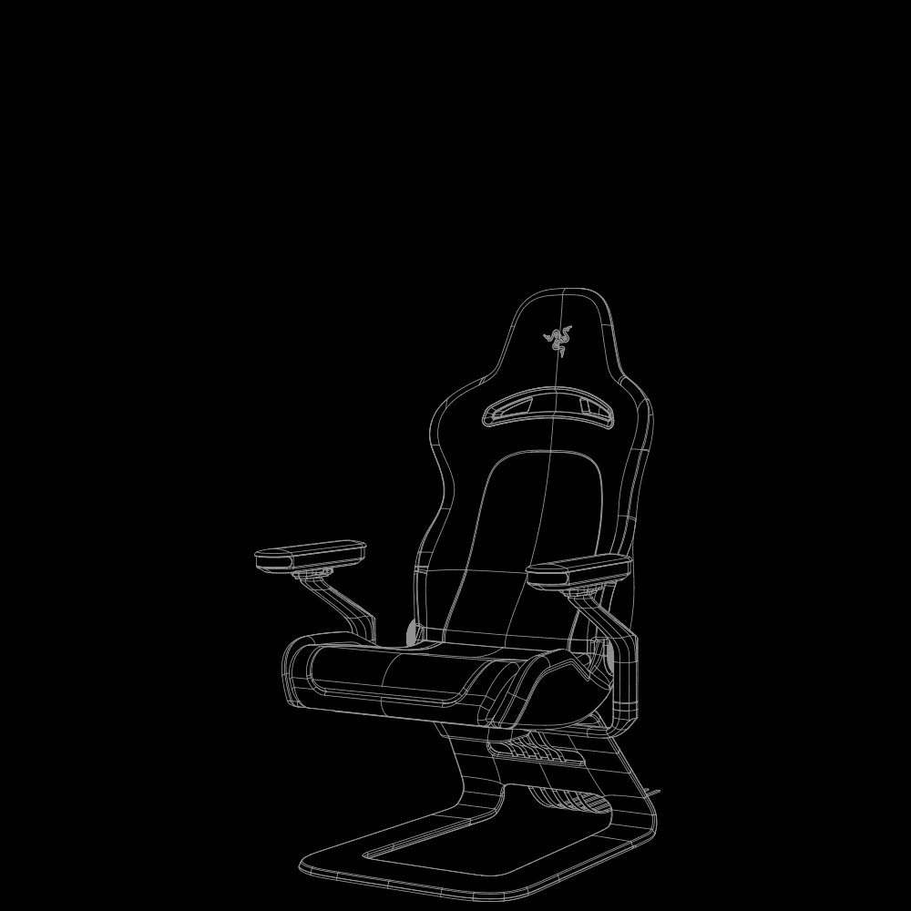雷蛇展示定义级游戏椅：内置 60 英寸环绕屏   RGB 照明