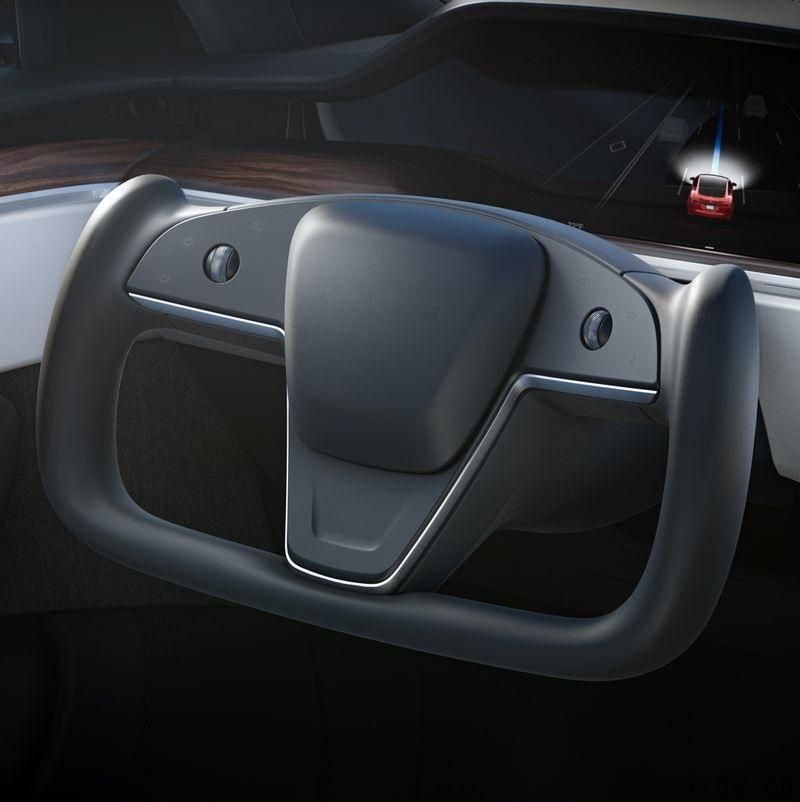 特斯拉宣布发布再次设计方案的 Model S：外观内饰焕然一新，采用 U 型方向盘