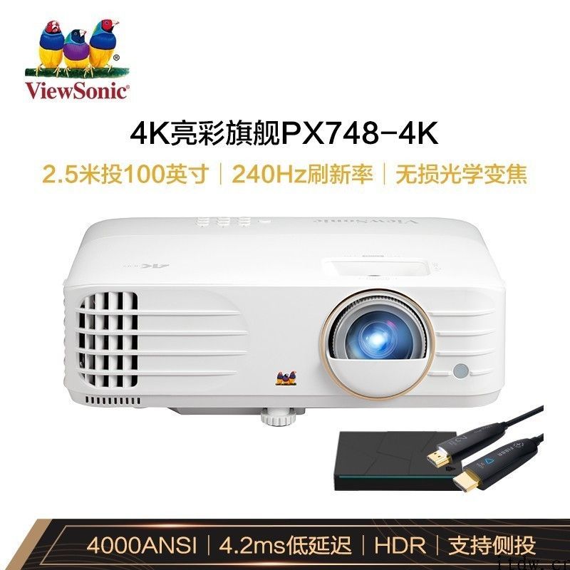 优派推出最新款 4k高清 家用投影机：适用 1080p 240Hz，先发 8999 元