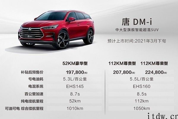 革命性非常混动技术性：比亚迪秦 PLUS DM-i 车型宣布上线，10.58 万余元起