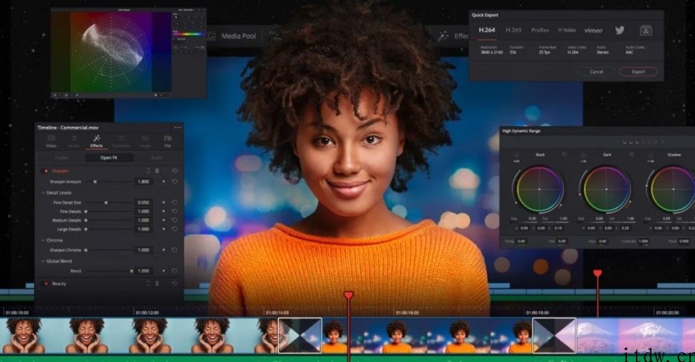 视频调色手机软件达芬奇 DaVinci Resolve 17.1 正式版发布：为iPhone M1 Mac 提供更高性能