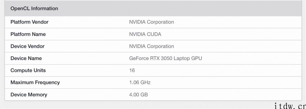 英伟达 RTX 3050 笔记本显卡主要参数曝出：2048 流处理器，30% 性能提高