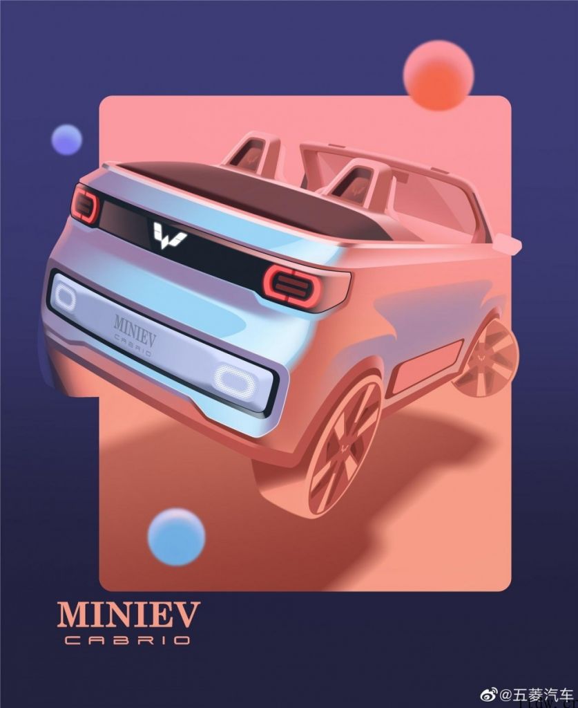 年轻人的第一辆敞篷车：五菱宏光 MINIEV CABRIO 官宣，4 月 19 日亮相