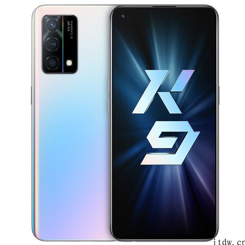 OPPO K9 手机上上架京东：2款配色，65W 非常闪充   8GB 内存