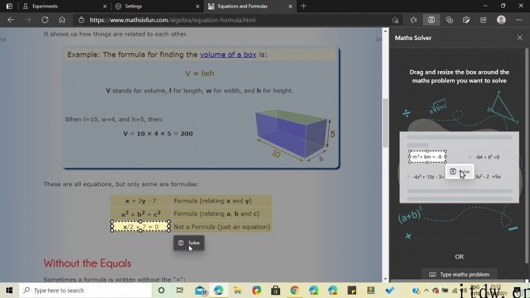 学员利器：微软公司为 Edge 浏览器稳定版新增数学求解器作用