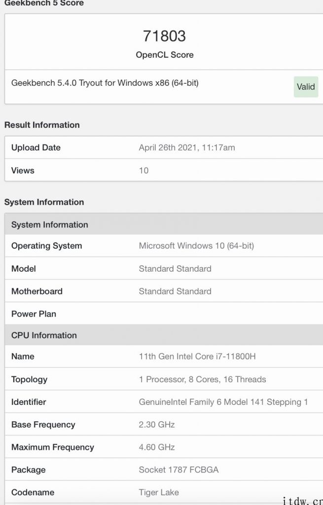 英伟达 RTX 3050 Ti 笔记本显卡全新跑分，超 RTX 2060