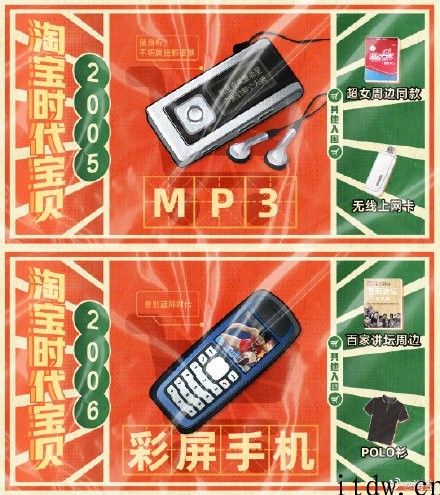 淘宝网发布 18 年 18 件“时代宝贝”：胶卷、万能充、MP3 等