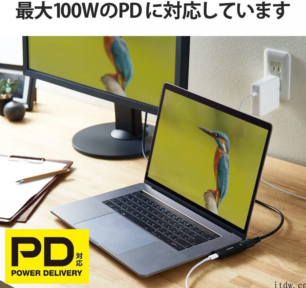 日本厂商推出新式 Type-C HDMI 转接头，支持 100W PD 供电