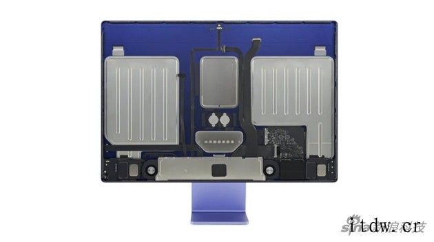 iFixit 新款 iMac 下手:基本就是一块主板