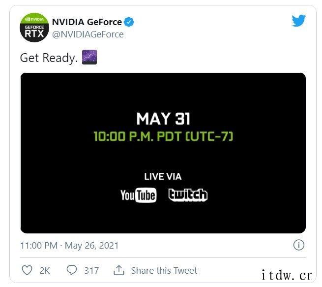 NVIDIA GeForce RTX 3080 Ti 正式发