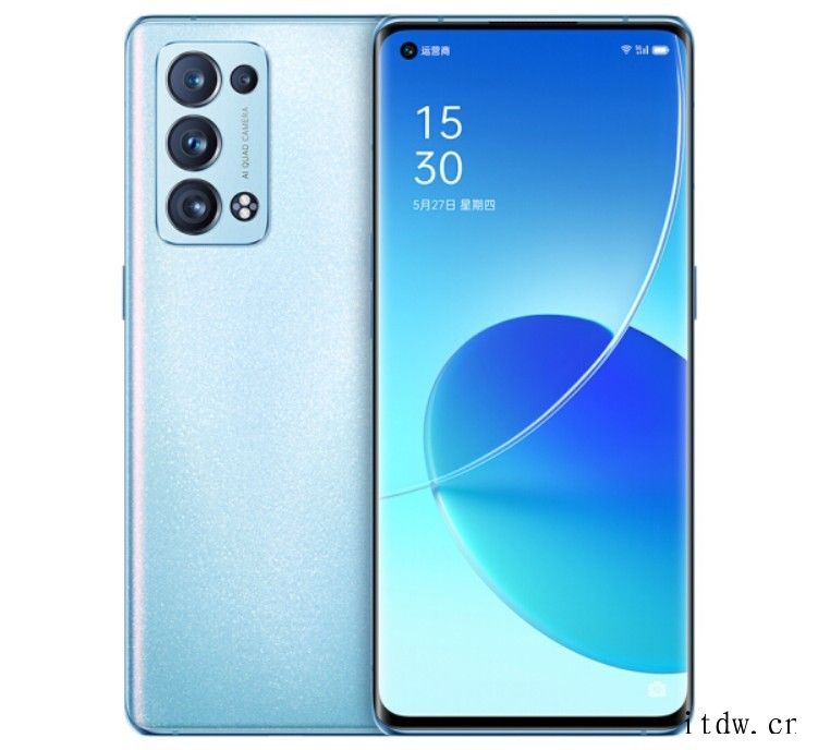 OPPO Reno6 系列今日开卖 1 小时荣获全网全价位段