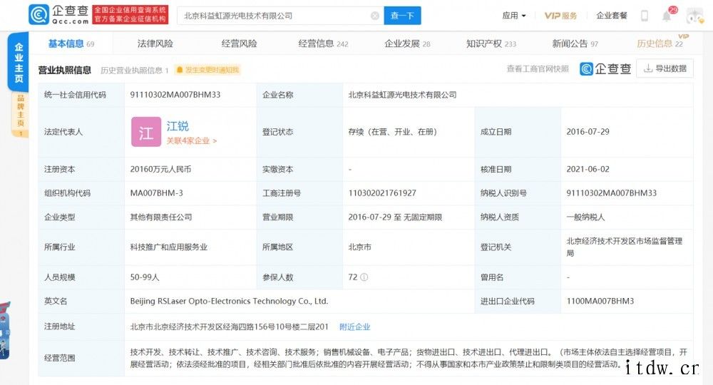 科益虹源新增高端准分子激光技术厂商