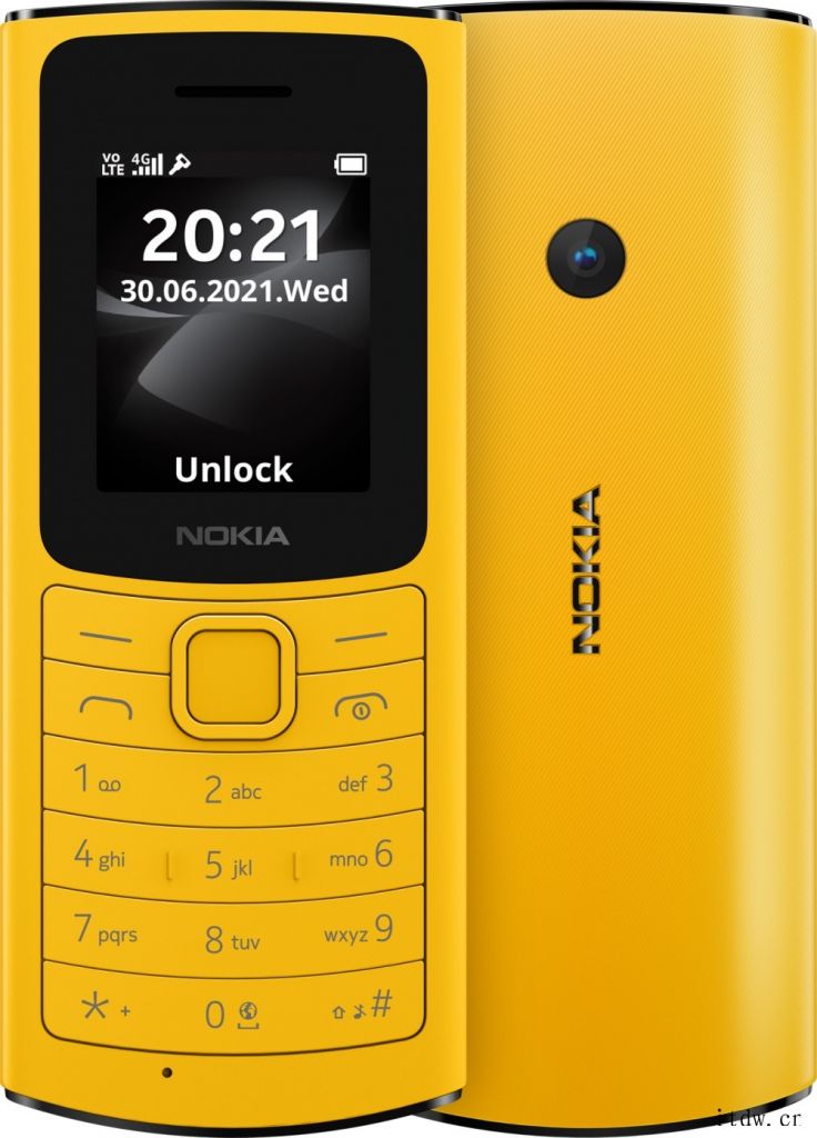 诺基亚推出 Nokia 110/105,低价 4G 手机