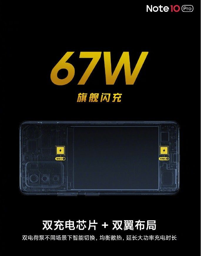 爆料:继67W之后,小米将下放百瓦快充给 Redmi Not