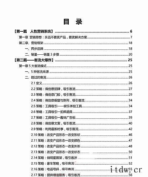 实体店人性营销赚钱系统 PDF