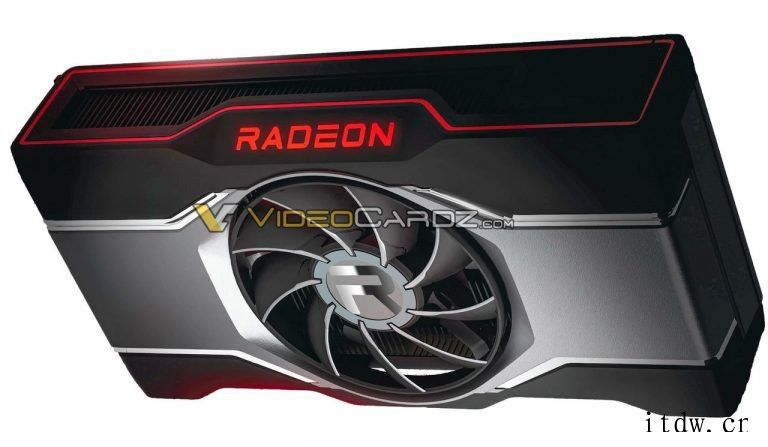 AMD RX 6600XT 显卡渲染图曝光:8GB 显存,单