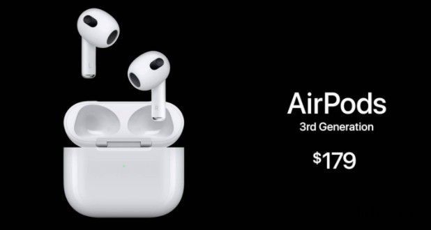 苹果 AirPods 3 正式发布:支持空间音频、IPX4 