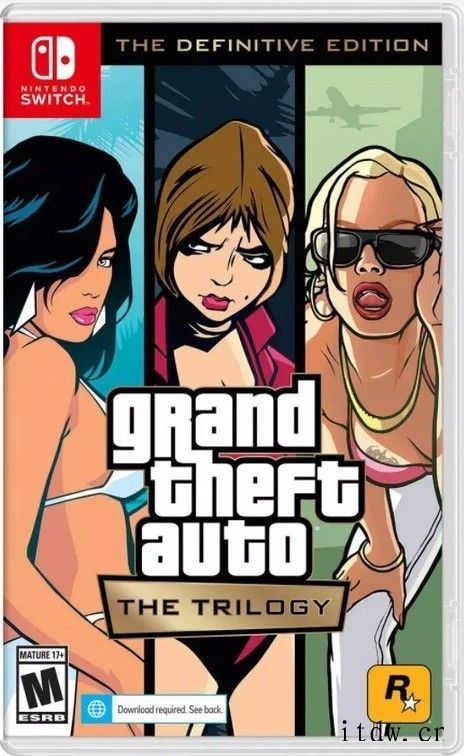 《GTA:三部曲 终极版》Switch 实体包装曝光,需额外