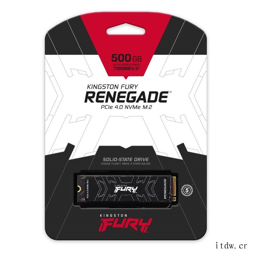 金士顿发布 Fury Renegade 系列 PCIe 4.