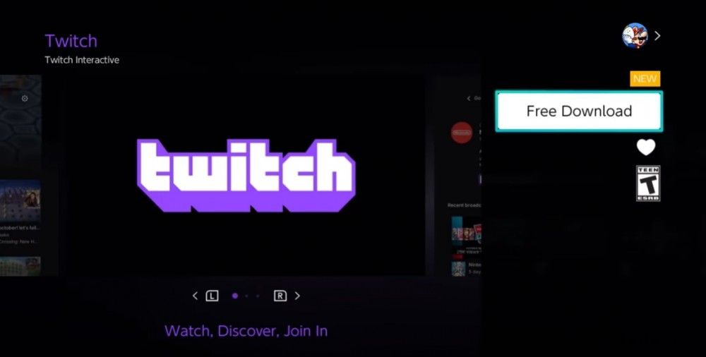 直播平台 Twitch 推出任天堂