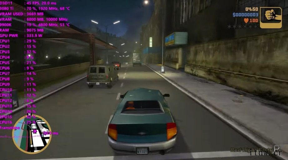 《GTA:三部曲 终极版》可通过开启 DirectX 12 