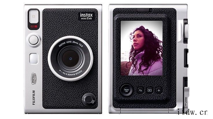 富士推出胶片数码混合型相机 Instax Mini Evo,