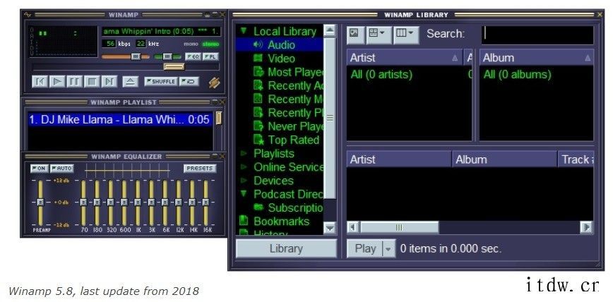 老牌音乐播放器 WinAmp 宣布回归:界面完全重制,将登陆