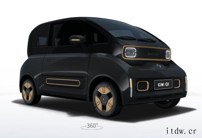 宝骏 KiWi EV 时髦金高定版上市:8