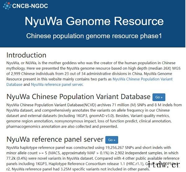 深度分析 2999 名中国人基因,中科院发布“女娲”数据集: