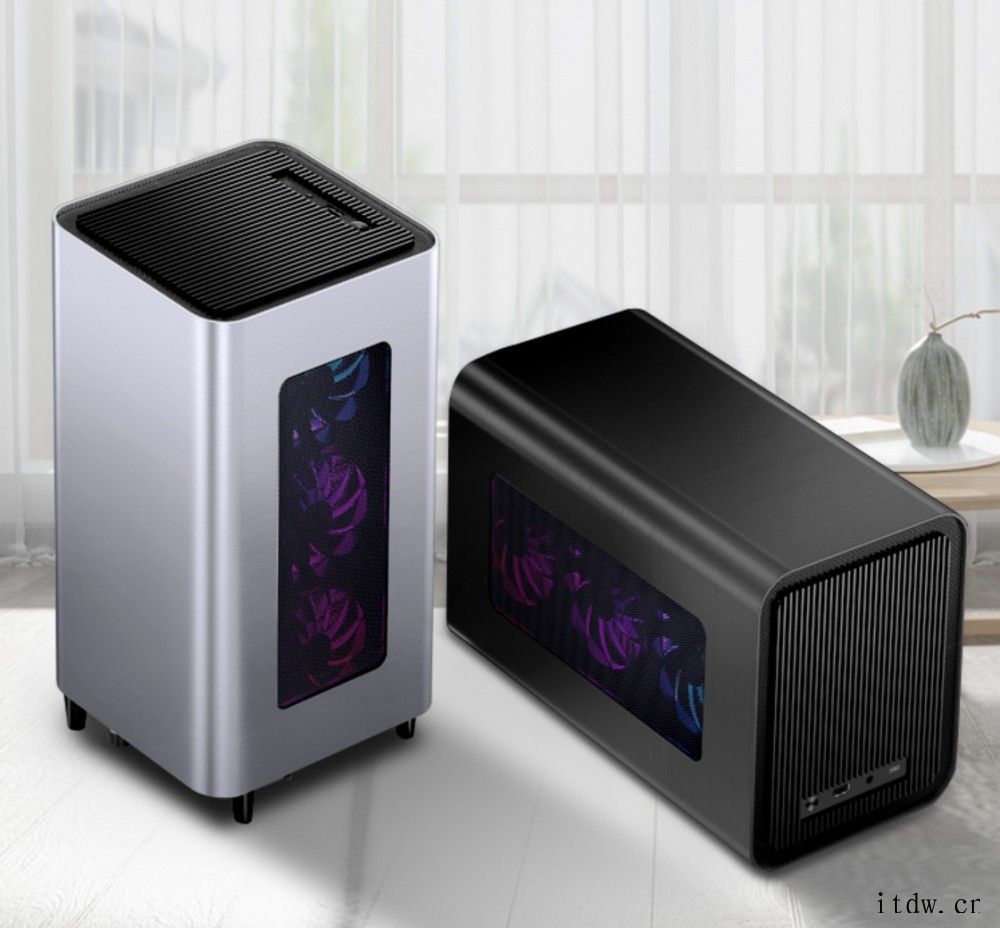 乔思伯推出 V11 ITX 机箱:可立可卧,铝合金一体化设计