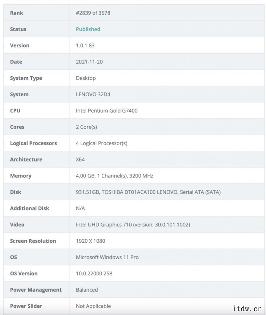 英特尔新一代奔腾 G7400 现身:架构升级,搭载 UHD 