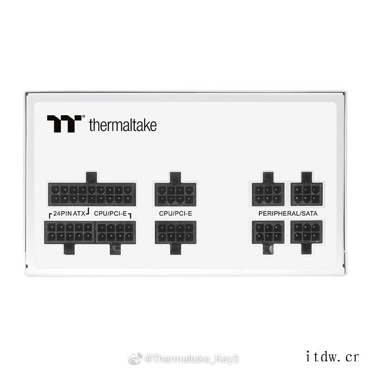 Tt推出钢影 Toughpower GF1 电源雪白版:纯白