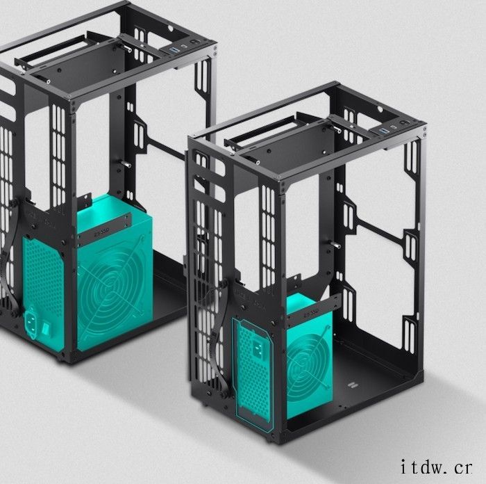 乔思伯推出 VR3 ITX 机箱:直立设计,一体网孔面板