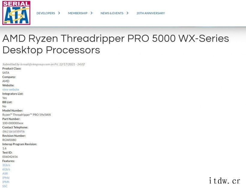 AMD Threadripper PRO 5000 WX 通