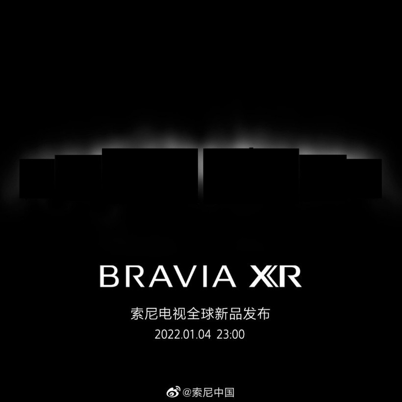 2022 索尼电视 BRAVIA XR 全球新品发布会定档明