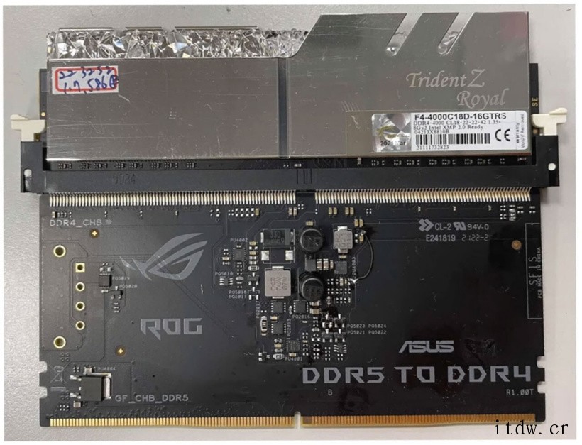 华硕研发出转接卡,可使 DDR4 内存转接至