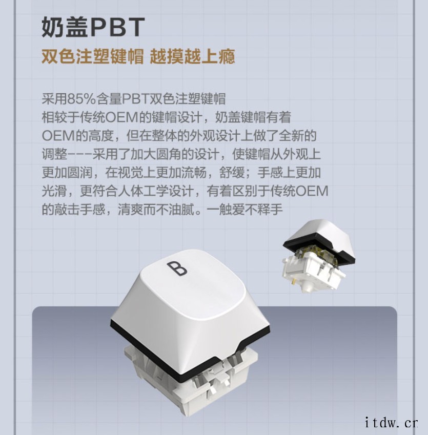 雷神首款客制化机械键盘【粒子】上市:Gasket 结构 / 