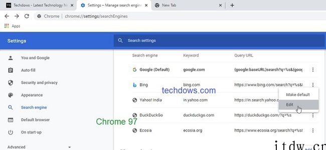 谷歌 Chrome Canary 99 浏览器推出:删除默认