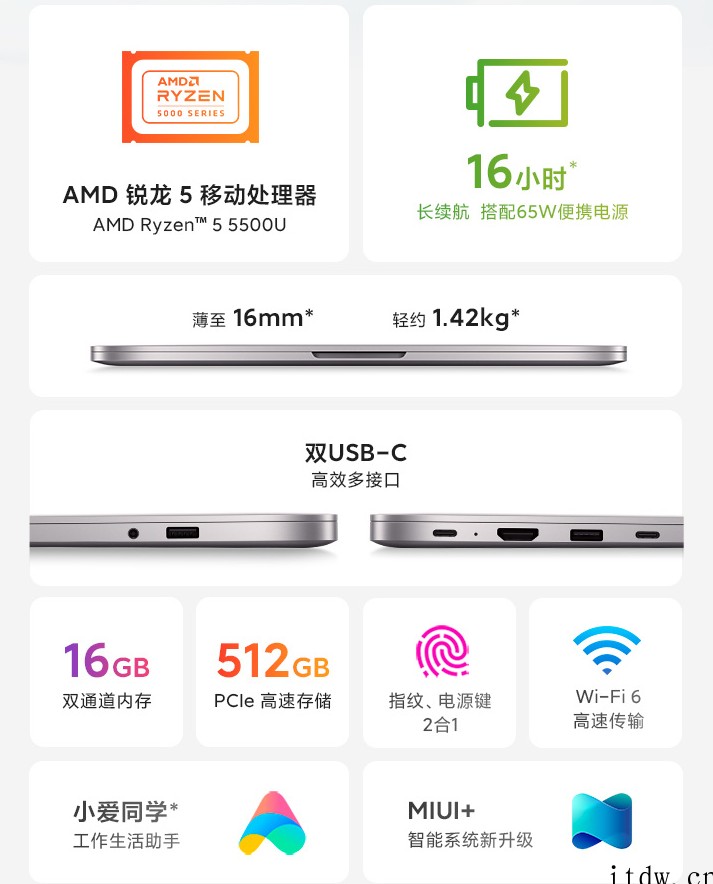 小米 RedmiBook Pro 14 锐龙版限时特惠:41