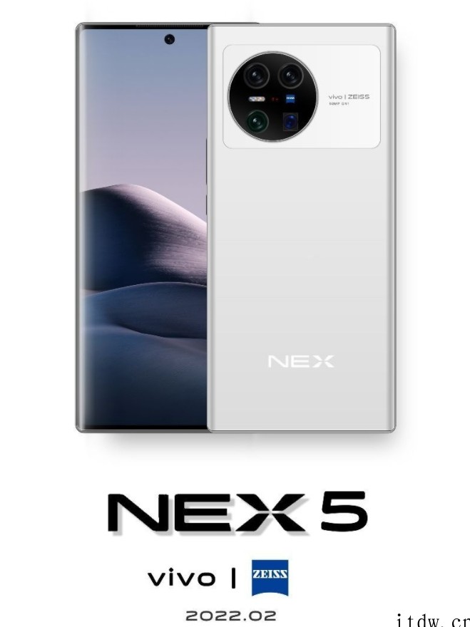 vivo NEX 5渲染图曝光:后置圆盘四摄,搭载三星 50