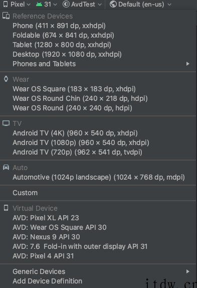 谷歌Android Studio Bumblebee (20