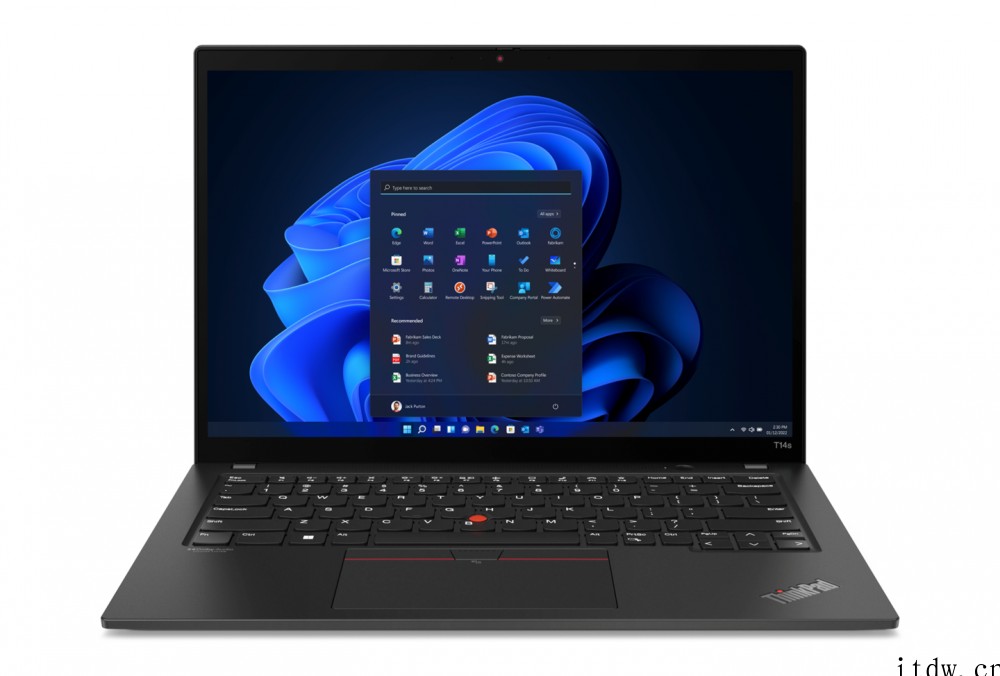 联想发布新款 ThinkPad T14s:12 代酷睿 / 