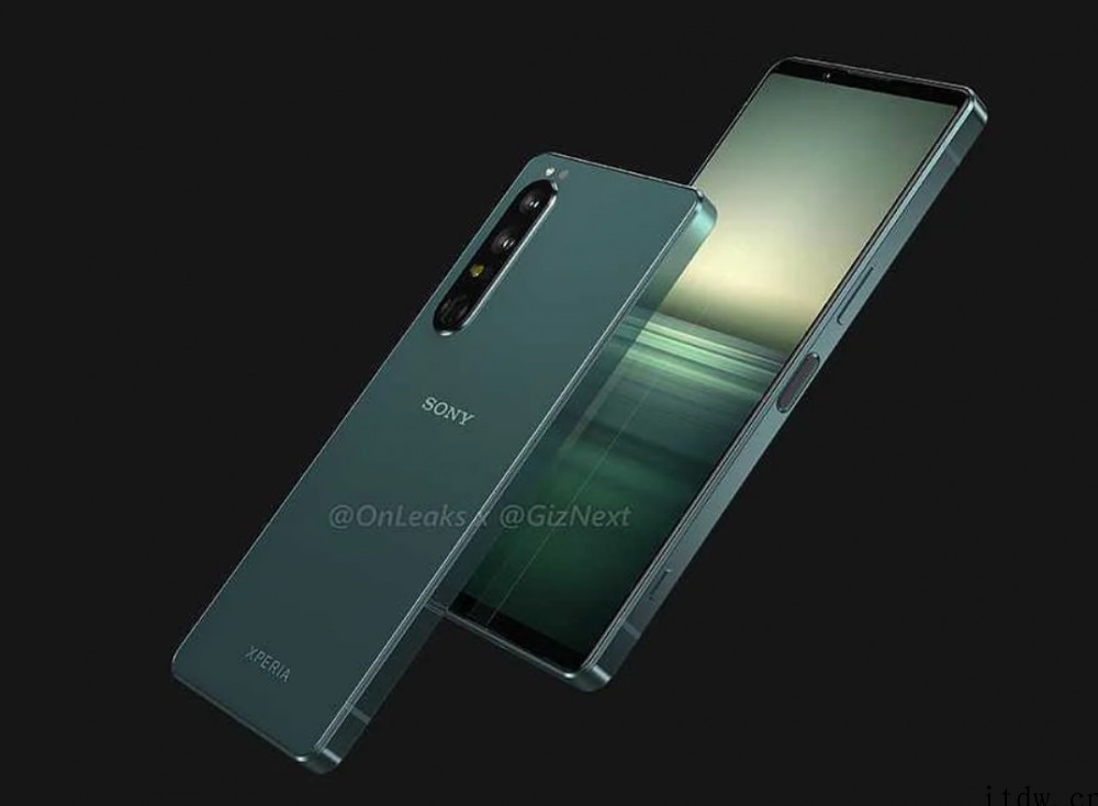 索尼 Xperia 1 IV 渲染图曝光:6