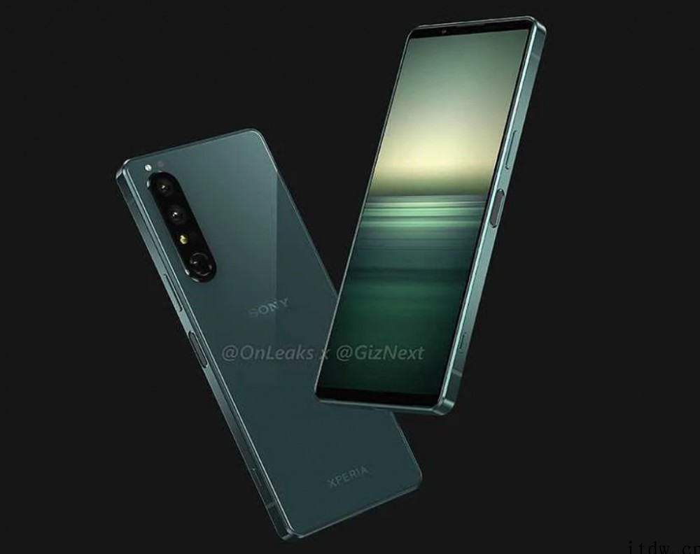 索尼 Xperia 1 IV 渲染图曝光:6