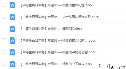 《百日冲系列》生物中等生高考备考百日捷进Word版
