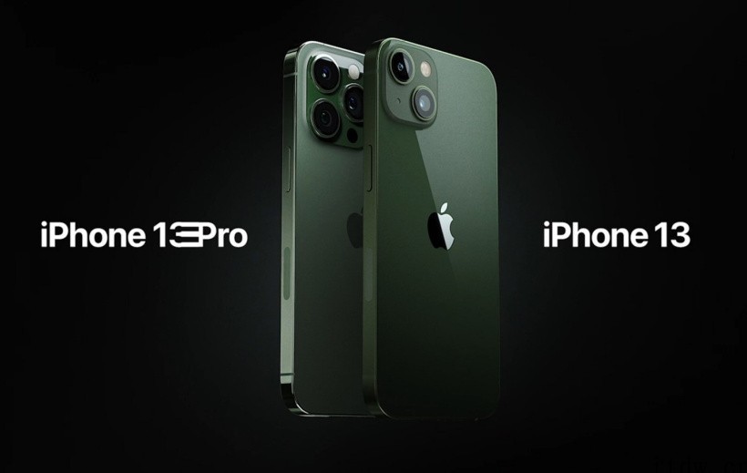 苹果 iPhone 13/13 Pro 系列全新绿色发布,3