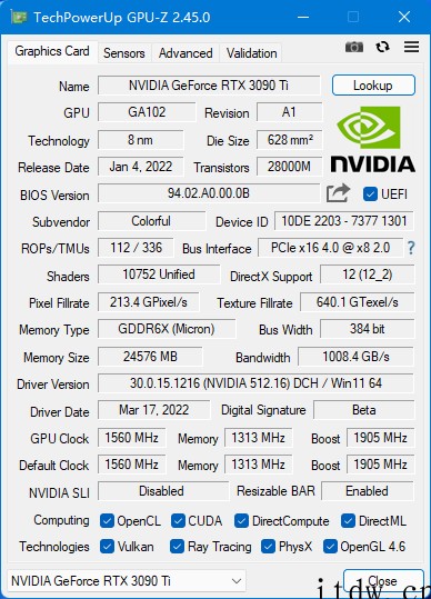 【IT之家评测室】iGame GeForce RTX 309