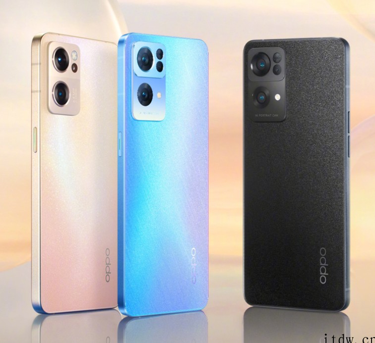 OPPO Reno 8 配置全曝光:首发骁龙 7 Gen1,