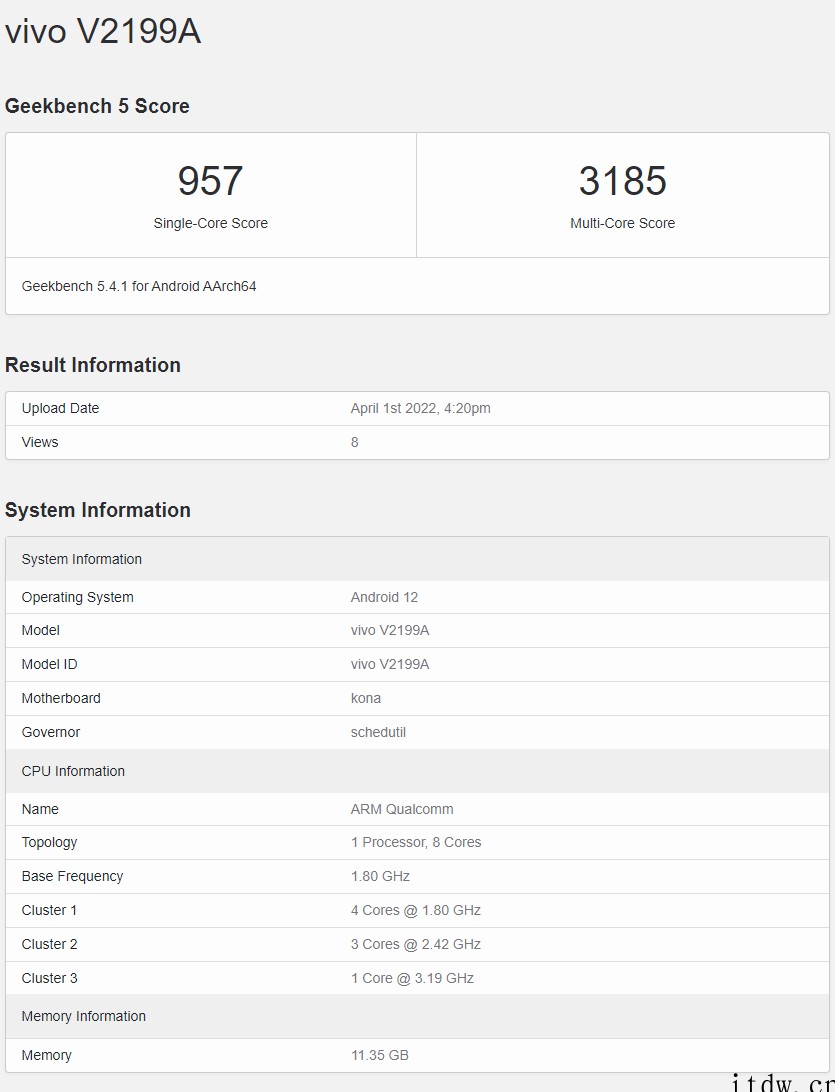 vivo S15 通过国家 3C 质量认证:搭载高通骁龙 8