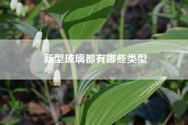 新型玻璃都有哪些类型